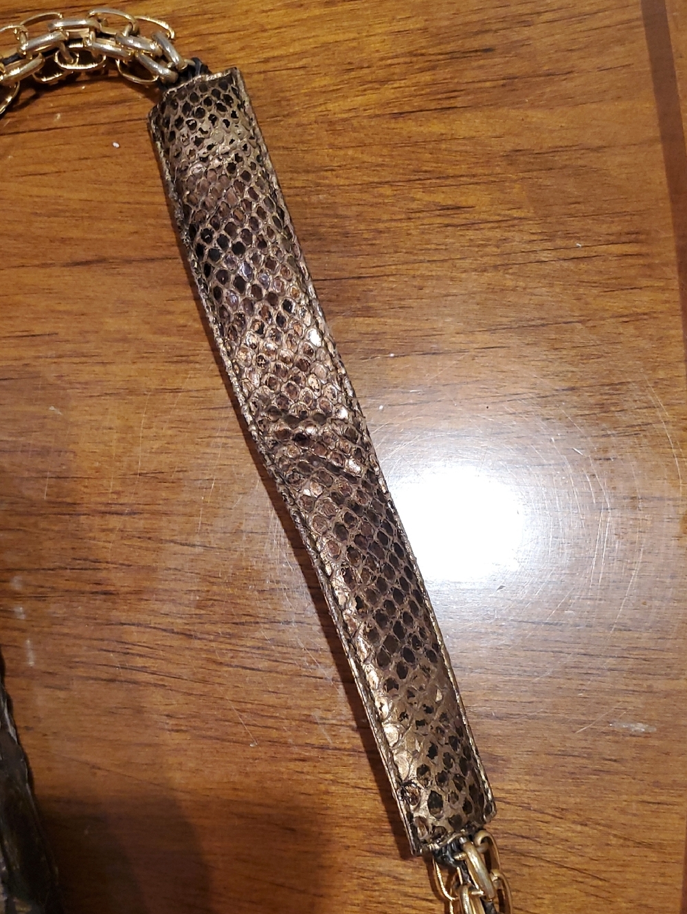 Devi Kroell Real Python Shoulder Bag - Picture 8 of 16